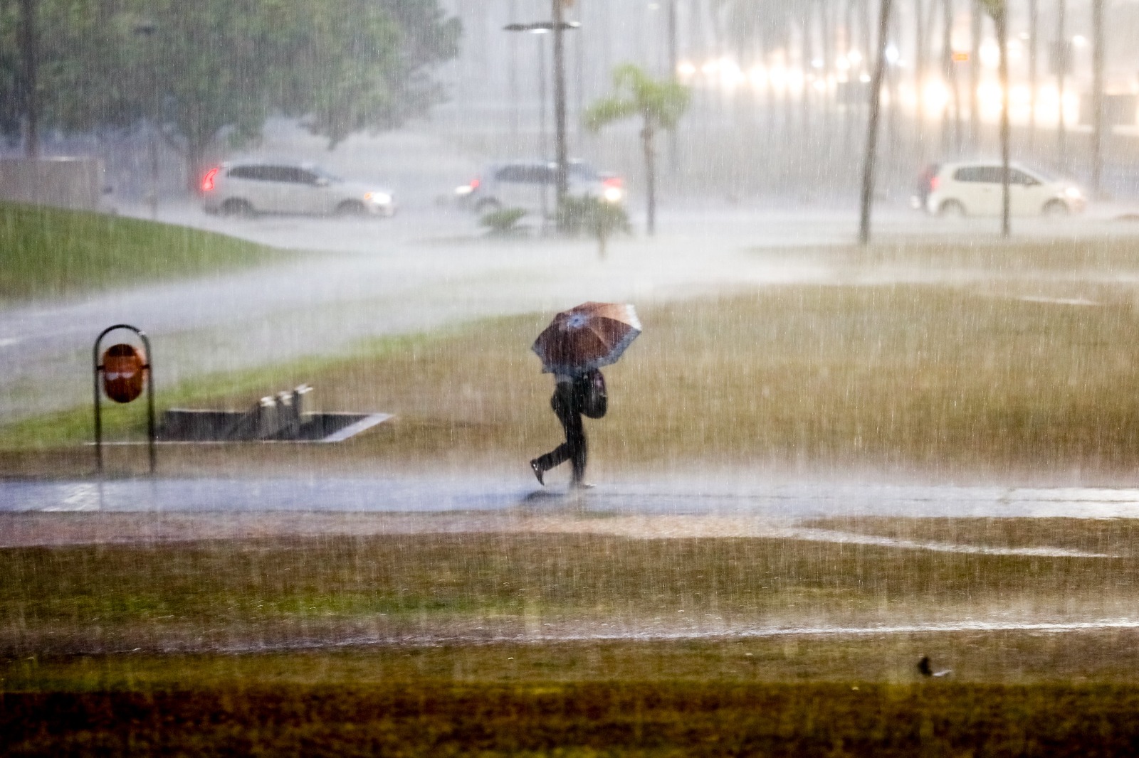 Regiões do DF registram pancadas de chuva neste domingo